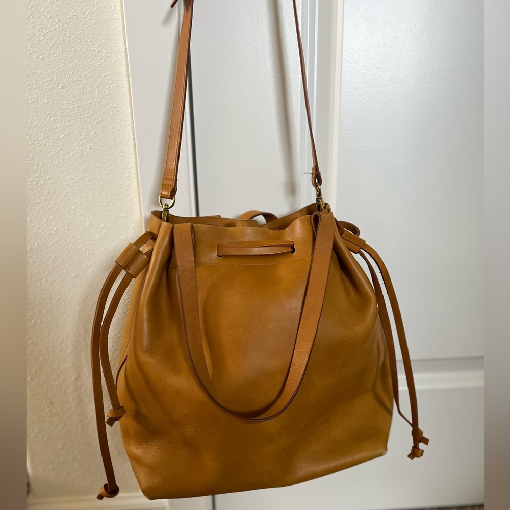 Madewell Drawstring Tote and Small Wallet pouch